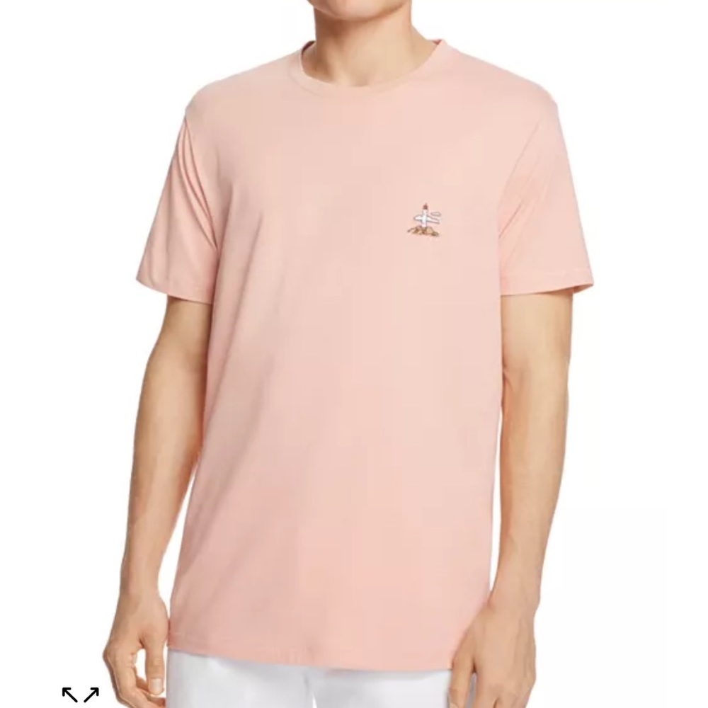 NWT Men’s Barney Cools Pink Size Large Lighthouse Tee